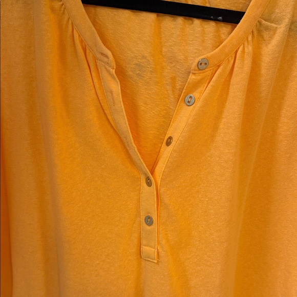 LOFT Women's Vibrant Orange Short Sleeve Tee - Picture 3 of 6